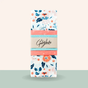 Good for your food. Good for the earth.
Lasts 1 year · Keeps food fresher · Compostable
The average person uses over 2000 sq. ft. of plastic wrap every year. Join the more than 50,000 people who have made the switch from plastic to Goldilocks Wraps.
An all natural, reusable & eco-friendly alternative to plastic wrap in the kitchen. Wash in cool, soapy water. Do not heat. Good for your food. Good for the earth.
Lasts 1 year · Keeps food fresher · Compostable
The average person uses over 2000 sq. ft. of plastic wrap every year. Join the more than 50,000 people who have made the switch from plastic to Goldilocks Wraps.
An all natural, reusable & eco-friendly alternative to plastic wrap in the kitchen. Wash in cool, soapy water. Do not heat.