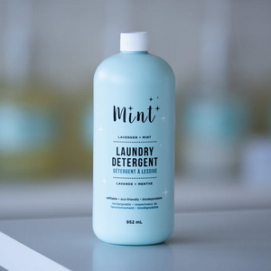 All natural, biodegradable liquid laundry detergent, infused with lavender and mint essential oils. All natural, biodegradable liquid laundry detergent, infused with lavender and mint essential oils.