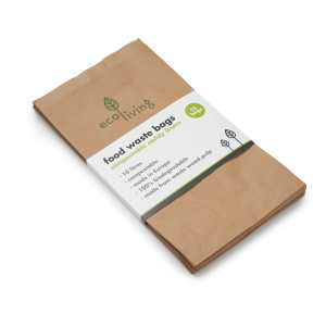 25 Compostable Food Waste bags. 100% biodegradable, home compostable. 10 litres bags.  Made in Europe from waste wood pulp. Four trees are planted for every tree harvested. 25 Compostable Food Waste bags. 100% biodegradable, home compostable. 10 litres bags.  Made in Europe from waste wood pulp. Four trees are planted for every tree harvested.