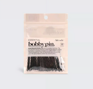 Whether you are a professional or an at-home stylist, these tools are your everyday must-haves. Securely holds hair in place during styling, makeup application, or perfectly complete your coiffure. With multiple colors to choose from, they will beautifully blend into any hair color.
Benefits:
-45 count pack of Kitsch Pro Essential Bobby Pins. Available in a variety of colors to perfectly match your hair.
-Epoxy-dipped comfort tips to minimize pokes.
-An every day must-have. Securely holds hair in all applications.
-Perfect product for hair stylists to have on hand for all client hair colors! Whether you are a professional or an at-home stylist, these tools are your everyday must-haves. Securely holds hair in place during styling, makeup application, or perfectly complete your coiffure. With multiple colors to choose from, they will beautifully blend into any hair color.
Benefits:
-45 count pack of Kitsch Pro Essential Bobby Pins. Available in a variety of colors to perfectly match your hair.
-Epoxy-dipped comfort tips to minimize pokes.
-An every day must-have. Securely holds hair in all applications.
-Perfect product for hair stylists to have on hand for all client hair colors!