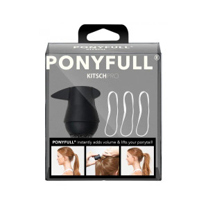 Ready to take your ponytail to the next level? Create a fuller, thicker, more voluminous looking pony in minutes with KITSCH PONYFULL®! This patented styling tool slides into your ponytail effortlessly & comfortably adding fullness & height without the use of expensive extensions. A styling tool essential for elevating thin, lackluster ponytails to show-stopping perfect ponies. Ready to take your ponytail to the next level? Create a fuller, thicker, more voluminous looking pony in minutes with KITSCH PONYFULL®! This patented styling tool slides into your ponytail effortlessly & comfortably adding fullness & height without the use of expensive extensions. A styling tool essential for elevating thin, lackluster ponytails to show-stopping perfect ponies.