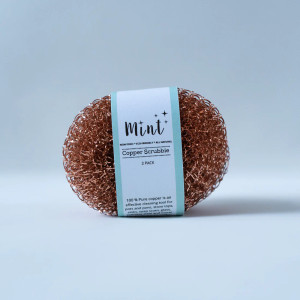 100 % pure copper is an effective cleaning tool for pots and pans, stove tops, sinks, soap scum, glass, stainless steel and more! The gently woven copper has rounded edges so does not scratch.
*Not safe for Teflon. 100 % pure copper is an effective cleaning tool for pots and pans, stove tops, sinks, soap scum, glass, stainless steel and more! The gently woven copper has rounded edges so does not scratch.
*Not safe for Teflon.