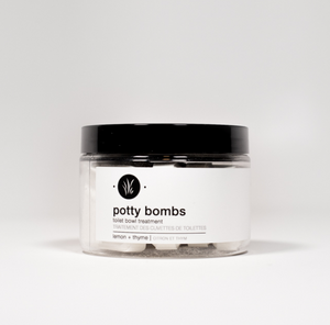 Plop! Plop! Fizz! Fizz! Cleaning your toilet with a Potty Bomb is a whiz! In fact, once you’ve dropped this little wonder in your toilet bowl, half the work is done.