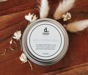 Our unscented Nipple Soothe Balm is made from pure, safe, and soothing butters and oils to bring nursing and expecting mamas a sigh of relief. Our unscented Nipple Soothe Balm is made from pure, safe, and soothing butters and oils to bring nursing and expecting mamas a sigh of relief.