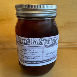 Vanilla Syrup from Prince George, BC!
