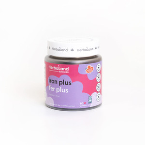 Bounce back from low iron levels with Herbaland’s Iron Plus gummies. We made iron supplements that actually work and taste good! Made with a fortified blend of vitamins and minerals to help prevent iron-deficiency anemia. Say goodbye to low energy levels and mental fatigue that’s normally associated with low iron levels.