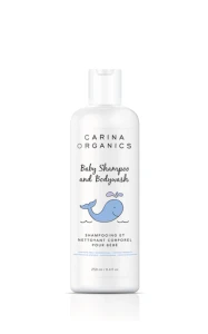 An extra gentle and tear free baby shampoo & body wash formulated with certified organic plant, vegetable, flower and tree extracts and scented with organic sweet pea essence. This formula lathers less, rinses easily, and leaves no irritating residue, making it gentle enough for even a newborn's delicate scalp.