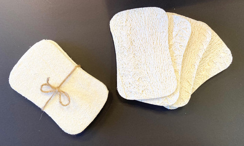 Made of natural loofah material.
Suitable for dishwashing and household cleaning. Fully compostable.