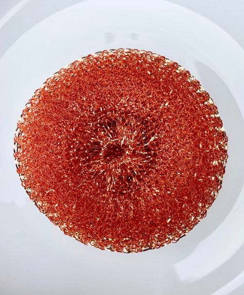 These 100% pure copper scrubbies are great for cleaning pots, pans, stove tops and more!