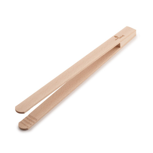 Wooden kitchen tongs with a grooved tip to make gripping and cooking in the kitchen as easy as possible. They’re made with sustainable and durable beechwood that’s free from plastics, toxins and other harsh chemicals.  The simple minimalistic design makes them easy to use, clean and care for.

Sustainable
Plastic-free
Non-toxic
Beechwood
Length: 30cm
Made in Europe