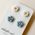 Mini florals for spring!
A combination of daisies & forget me nots!
Studs are finished with stainless steel posts.