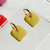 Alabaster and Ivy Earrings (Bright Huggie Hoops)