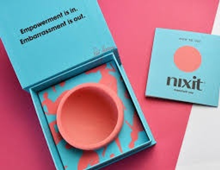 At nixit, we make  cups simple. Ultra soft silicone and a unique, one size fits all  shape, nixit conforms to you. No confusing sizes, no awkward folds.
