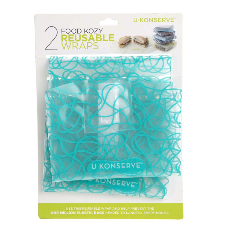 Stop using plastic baggies altogether when you stock up on our innovative reusable food wraps. Wrap sandwiches, bagels & cream cheese, meat & cheese slices, apple slices or whatever you want to wrap up and take along. Our reusable sandwich wrap is similar to a snack bag, but lies flat to double as an on-the-go placemat, making them great for school lunches.