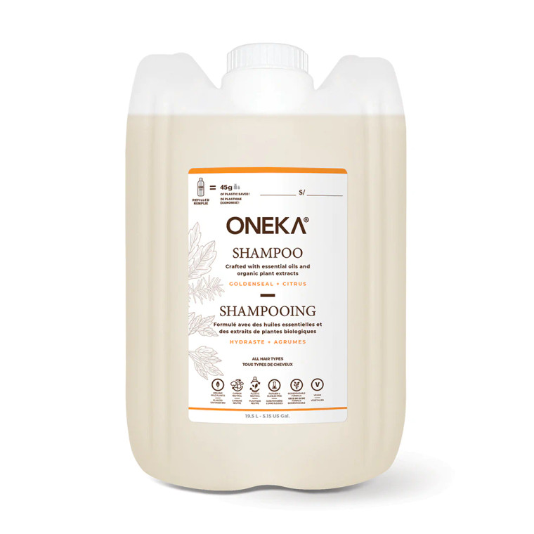 ONEKA’S SHAMPOOS MADE WITH CERTIFIED ORGANIC INGREDIENTS Here at Oneka, our words are backed up by certification of all our organic plant extracts and the use of natural ingredients. Our shampoos are derived from plants, and wild-harvested boreal botanicals. All of our shampoos are made with ingredients that are completely biodegradable and safe for your entire family. Our shampoos and conditioners will leave you hair beautiful, hydrated, clean, and soft; without the use of harsh detergents, chemicals, synthetic fragrances or other additives. About Oneka: Oneka’s all natural personal care products were created out of a respect for our water sources and the many organisms that help clean and purify it along its way. Rather than causing damage or polluting; Oneka products work WITH the elements of nature. We do this by using certified organic and wild harvested herbal extracts to nourish the hair and body without the use of sulphates, parabens, or synthetic fragrances.