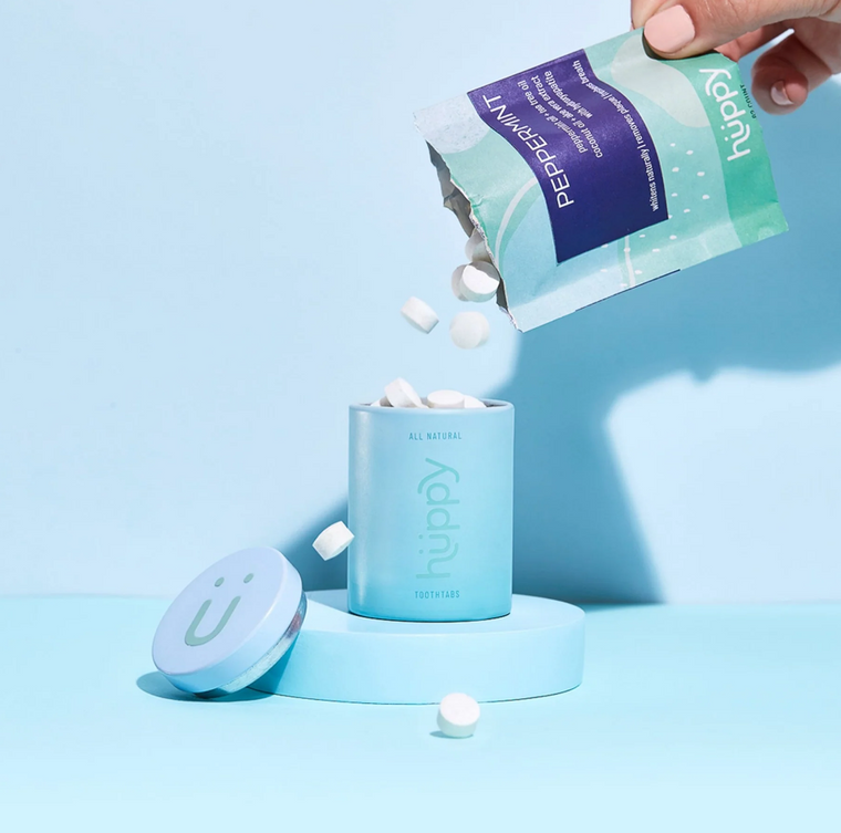 Naturally whitening, strengthens enamel, and made with clean ingredients — keep our oceans clean and your teeth happy.