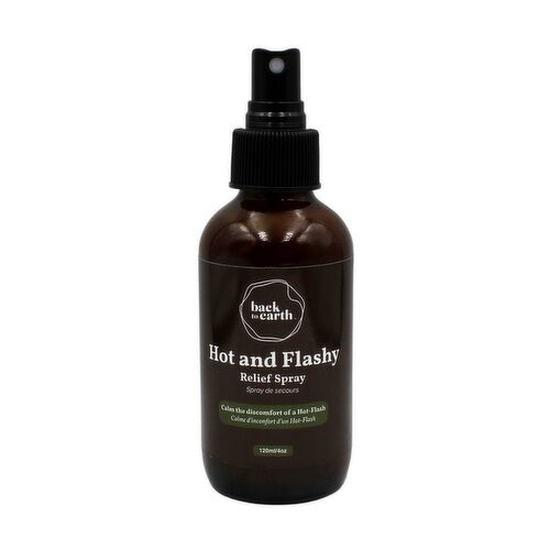 Instant Relief for pre-menopause hot flashes.

Turn down the heat! For those annoying hot flashes, gently mist (or spray with 'all your might') our carefully selected blend essential oils to help to relieve a 'hot flash'.