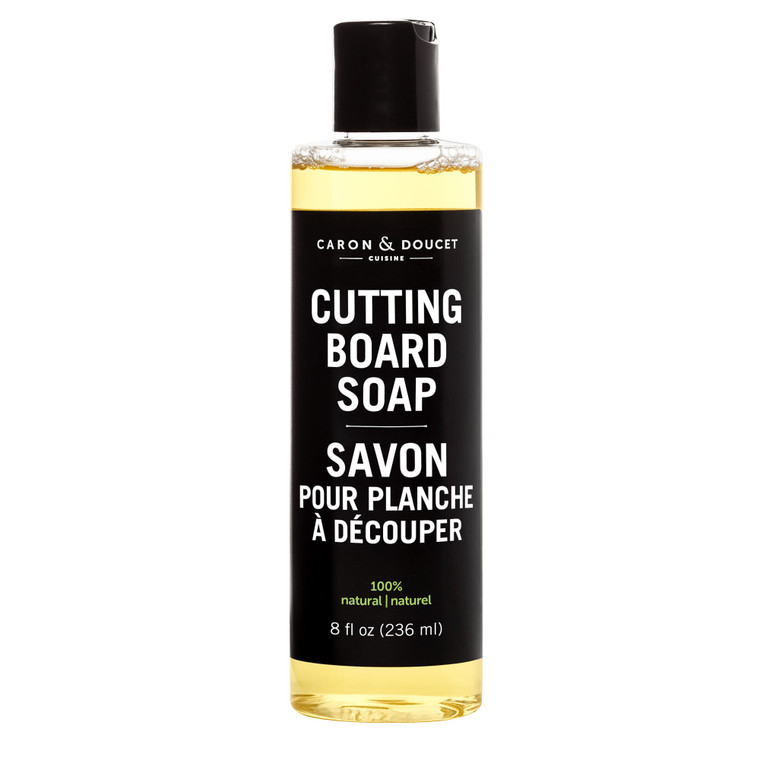 100% Natural Cutting Board Cleaning Soap | Made using traditional soap making methods and free of sulfates, phosphates, parabens & petrochemicals! Gently cleans and maintains the natural properties of wooden cutting board and butcher blocks.