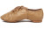Leather Split Sole Lace-Up JAZZ SHOES - TAN