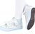 Sequin High-Top HIP HOP Sneakers - BLACK