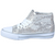 Sequin High-Top HIP HOP Sneakers - BLACK