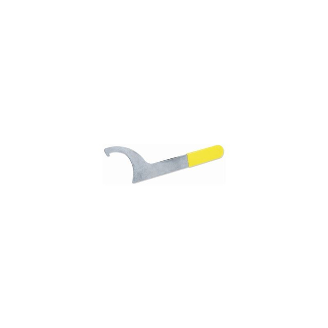 QA1 T120W Spanner Wrench, Yellow Rubber Handle, Zinc Oxide Steel