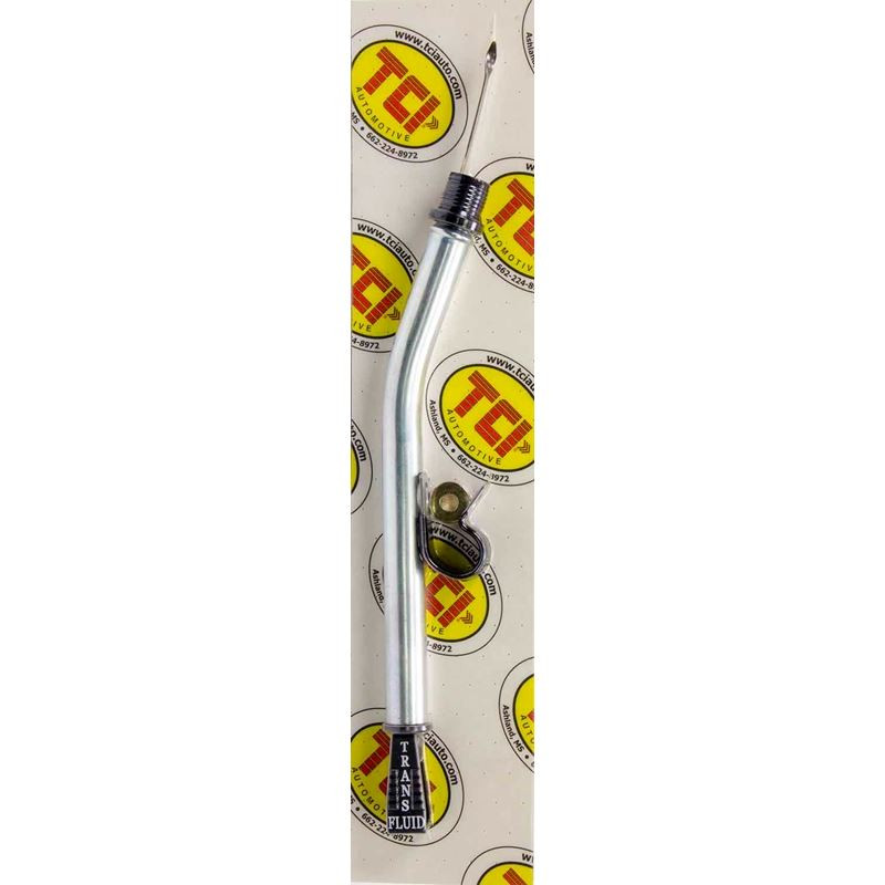 TCI 43850 GM Powerglide Transmission Dipstick, Locking,, Solid Tube, Steel, Short, Each