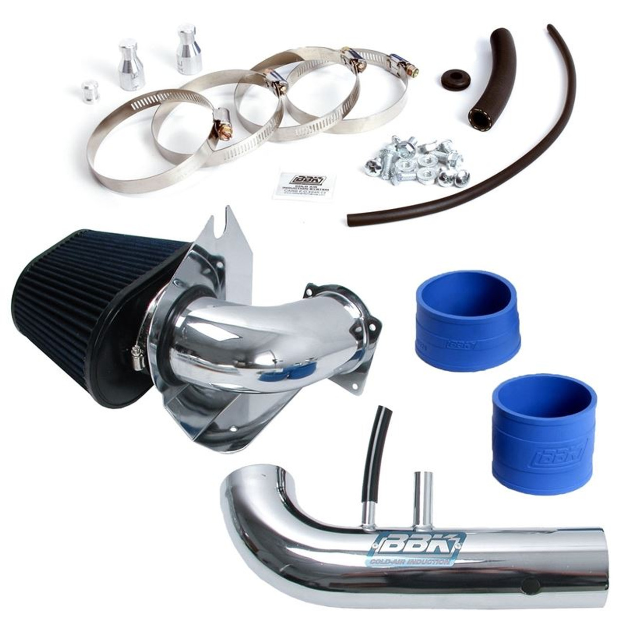 BBK 1718 1996-2004 Mustang GT 4.6L, Steel Cold Air Induction System Kit