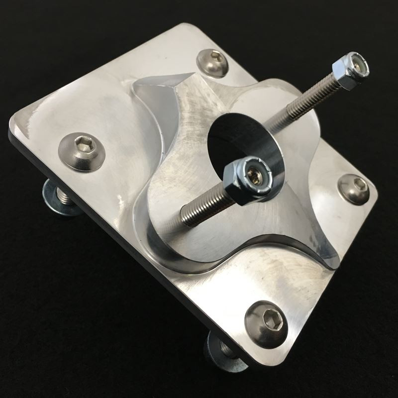 TRZ Motorsports S10MCA1 19822005 S10 Manual Master Cylinder Adapter Plate (Angled Firewall)