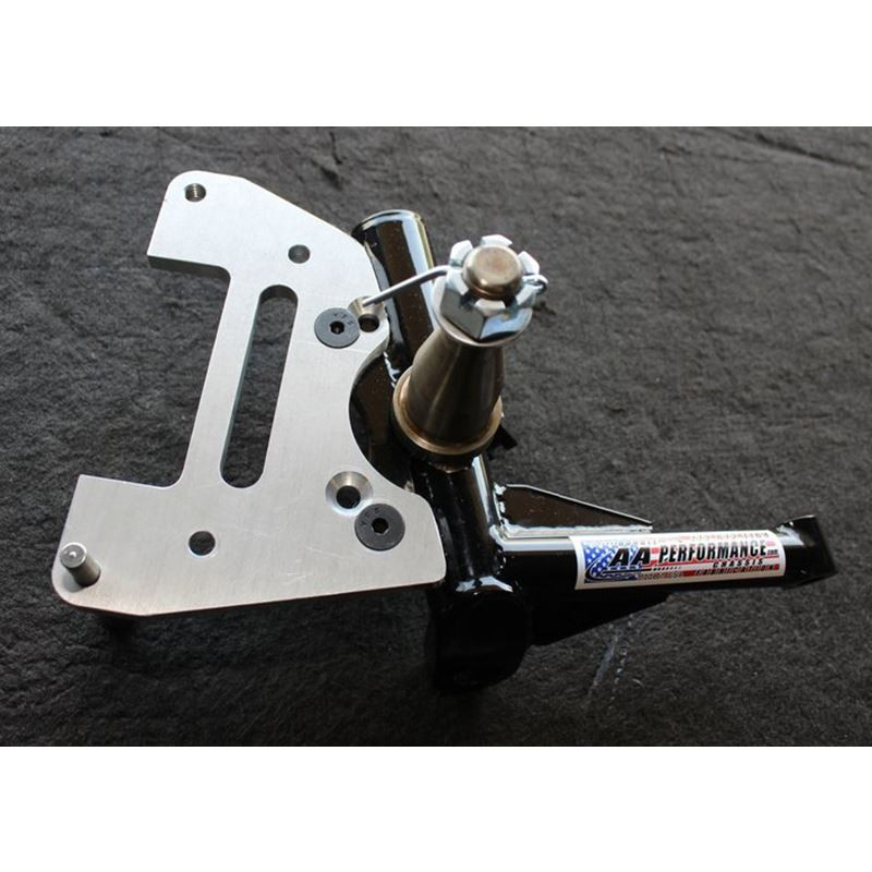 Double AA 1979-1993 Mustang 2 in. Drop Spindles, 87-93 V8 Brake K