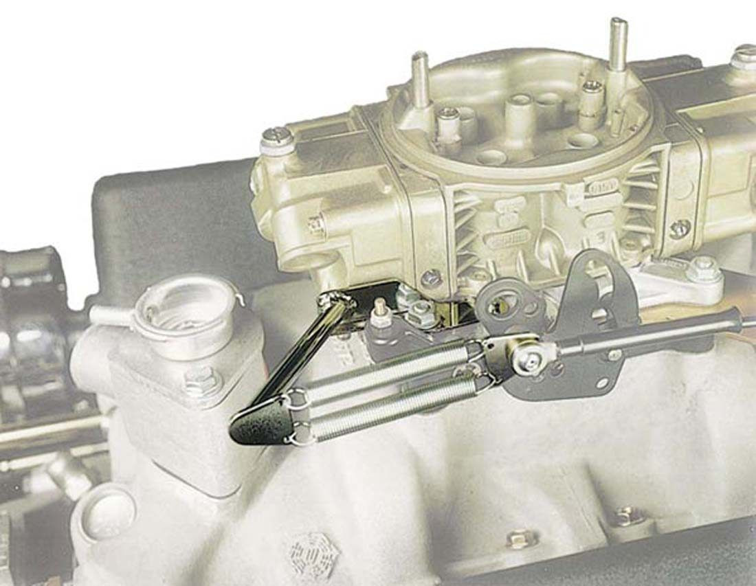 Moroso 64927 Throttle Return Spring Kit, Carb Mount, Steel, Chrom