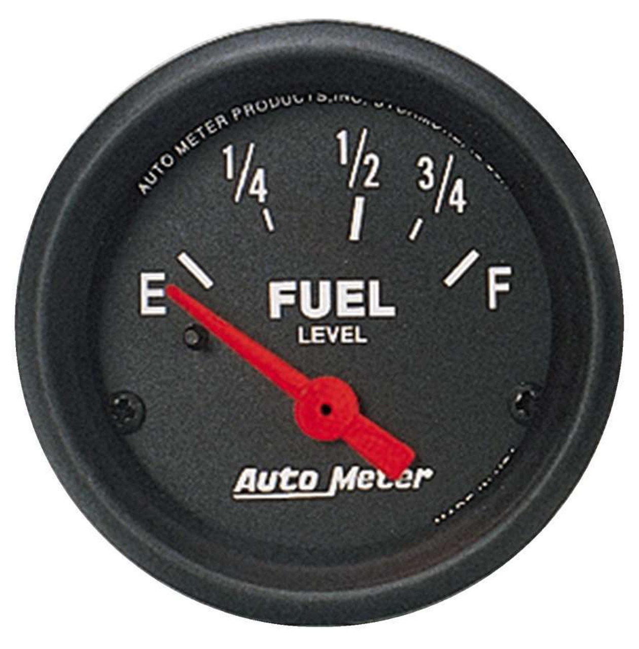 AutoMeter 2641 Fuel Level Gauge, Z-Series, 0-90 ohm, Electric, Analog,  Short Sweep, 2-1/16 in Diameter, Black Face, Each