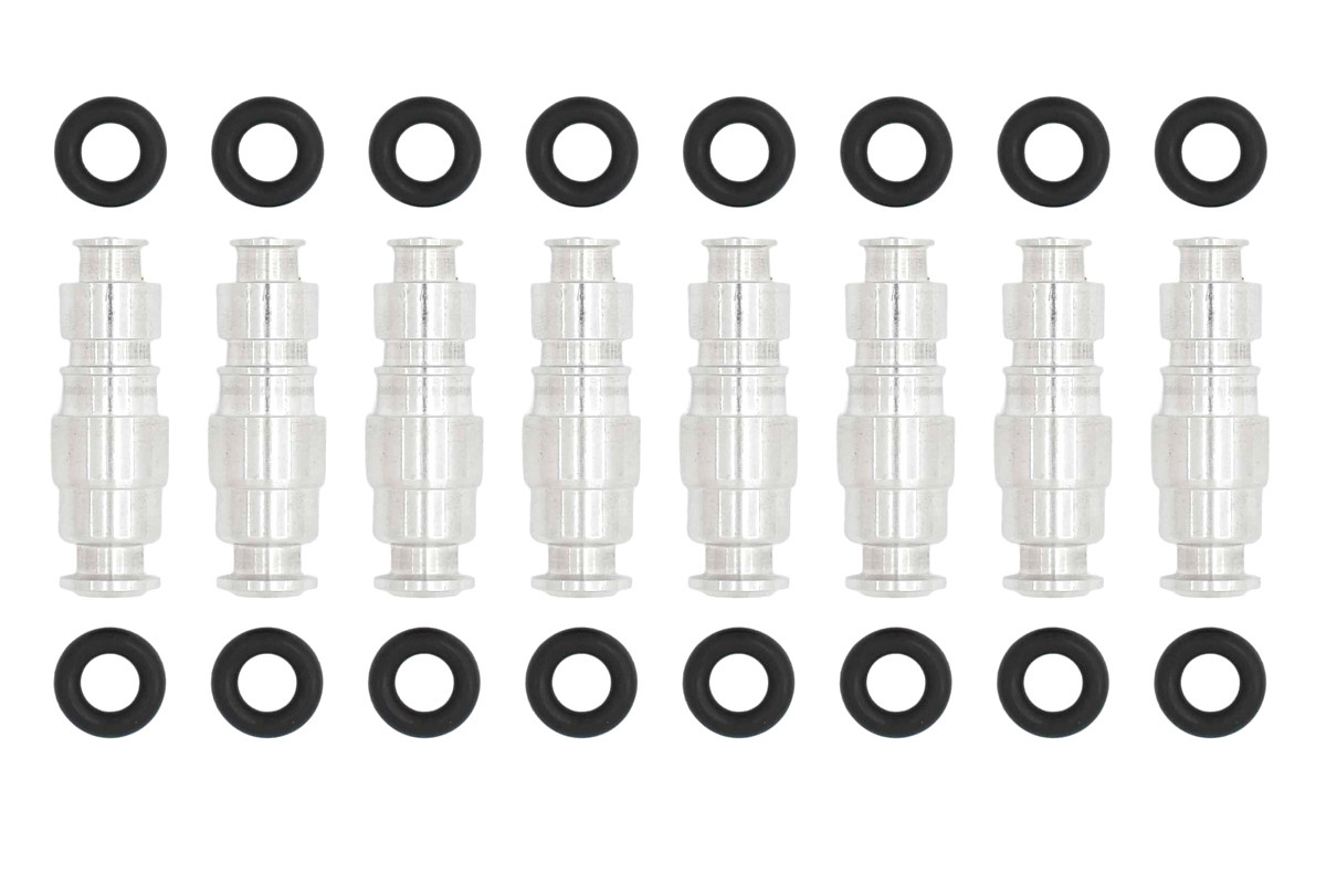 ICT Billet 551333LS3 Mock Fuel Injector, Billet Aluminum, Natural, LS3
