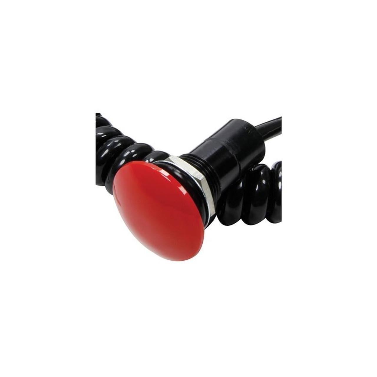 Allstar ALL80181 Push Button Switch w/Spiral Coiled Cord, Momentary, Large  Red Button, Each