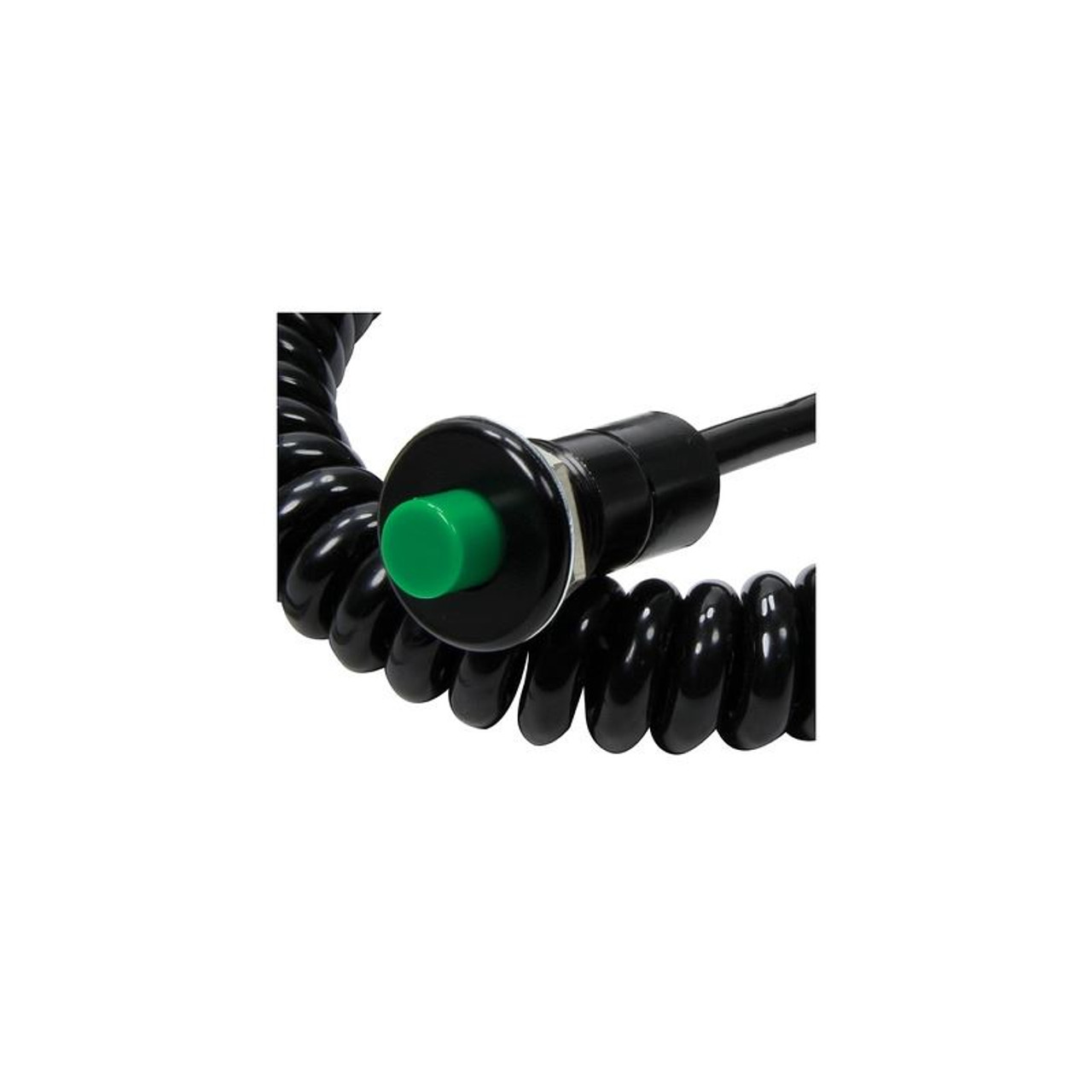 Allstar ALL80180 Push Button Switch w/Spiral Coiled Cord, Momentary, Green  Button, Each