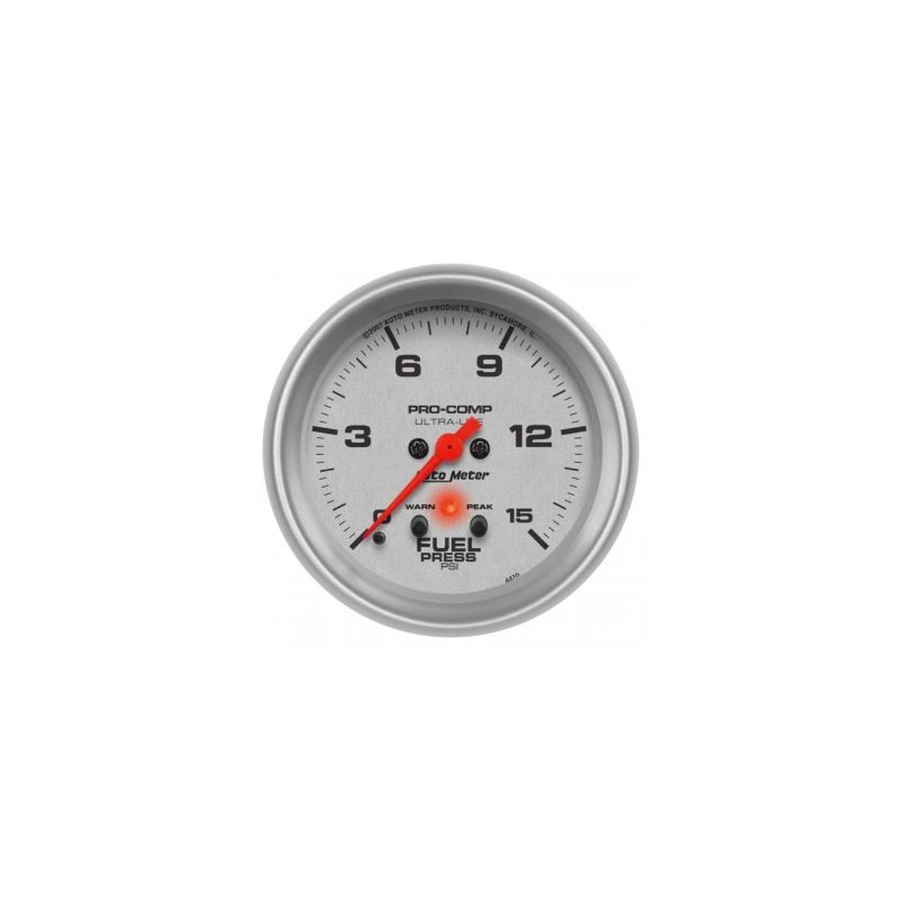 0-15) PSI Fuel Pressure Gauge Liquid Filled - Russell Performance