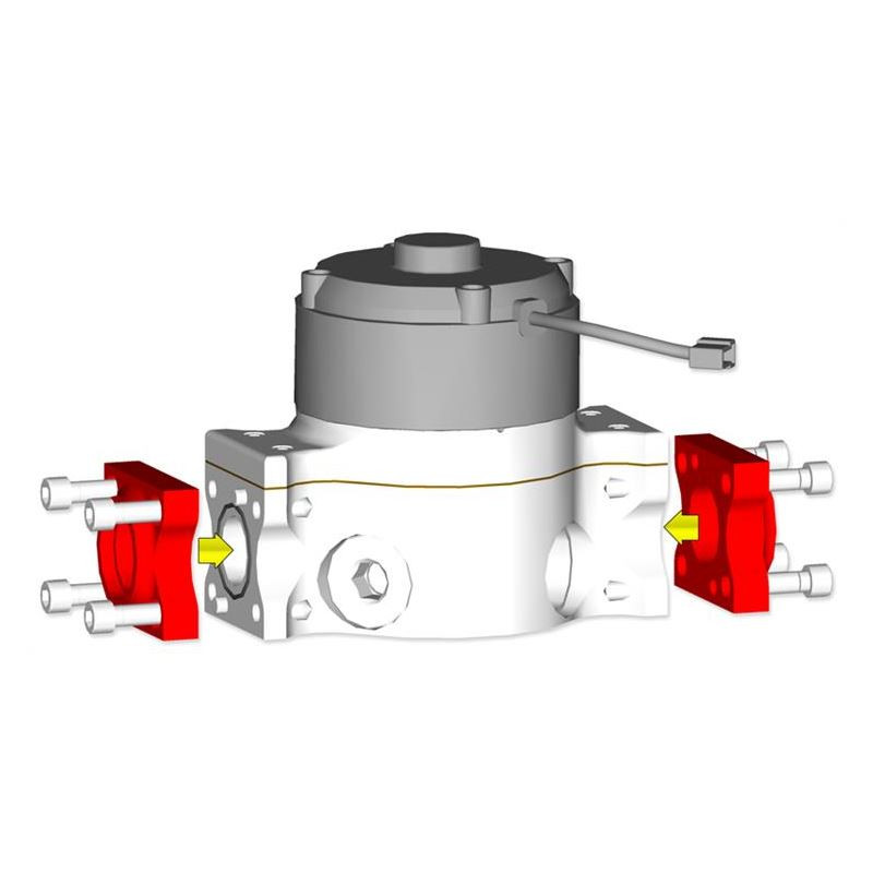 CVR 8002BK Remote Electric Water pump Flange Kit, 1 1/420 in. Female