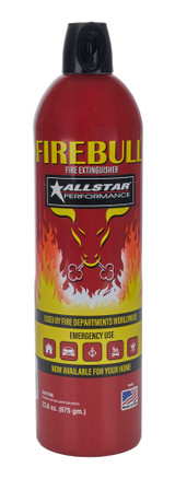 Allstar ALL10504 Fire Extinguisher, Wet Chemical, Class AB, 1:B Rated, 23.8 oz, Steel, Red, Each