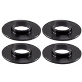 Melling 478024 Valve Spring Locator, Inside, 0.195 in. Thick, 1.260 in. OD, 0.550 in. ID, Chromoly, Black Oxide, Set of 4