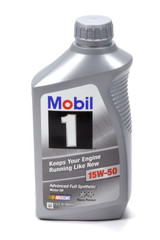 Mobil 1 MOB103537-1 Motor Oil, 15W50, Synthetic, 1 qt, Each
