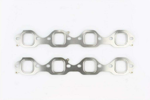 Cometic Gaskets C15176-030 Exhaust Header/Manifold Gasket, 1.516 x 1.57 in. Rectangle Port, Multi-Layer Steel, Small Block Ford, Pair