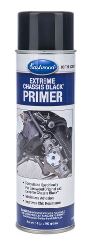 Eastwood 11193Z Primer, Chassis Black, Urethane, Black, 14 oz Aerosol, Each