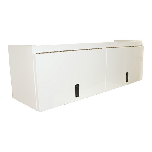 Hepfner Racing Products HRP6509-60-WHT Overhead Cabinet, Wall Mount, 60 in. W x 13.5 in. D, 15.411 in. Tall, Aluminum, White Powder Coat, Each