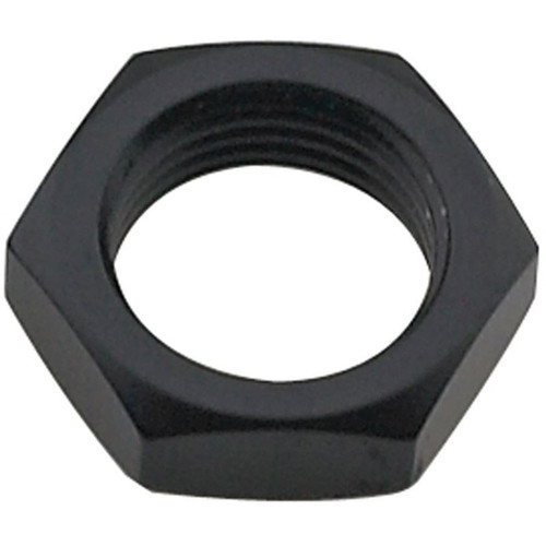 Fragola 492406-BL Bulkhead Nut Fitting, -6 AN, Black, Aluminum, Each