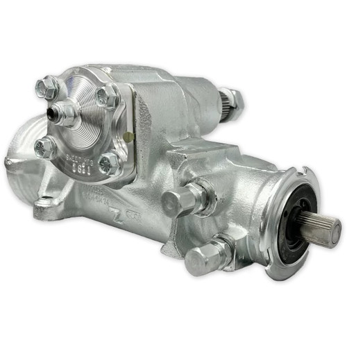 Sweet 206-10210 Steering Box, Power, Sportsman 700 Series, 3-Bolt, 3/4 in. 30 Spline, 10 to 1 Ratio, 0.210 in. Valve, Iron, Natural, Universal, Each