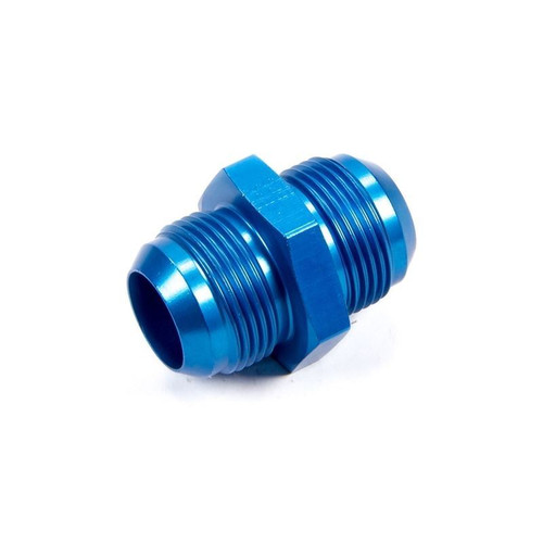 Fragola 481516 Flare Union, -16 AN Male, Aluminum, Blue Anodized, Each