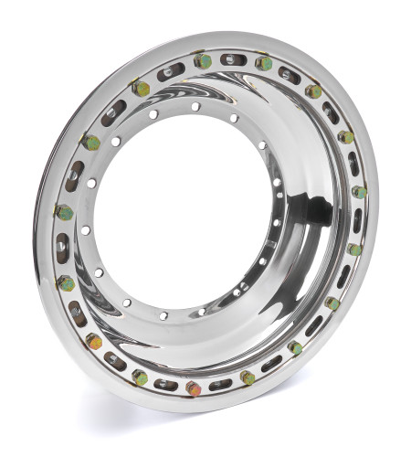 Weld Racing P856-5328 Wheel Shell, Outer, 15 x 3.63 in, Beadlock, Aluminum, Polished, Each