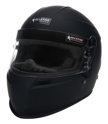 Allstar ALL943000 Helmet, Series 60, Snell SA2025, Head and Neck Support Ready, Flat Black, X-Small, Each