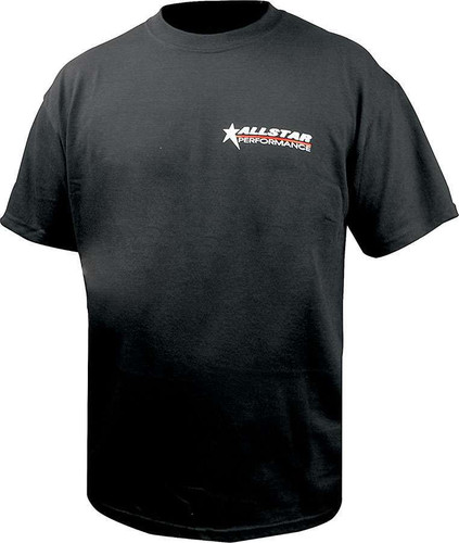 Allstar Performance ALL99902S T-Shirt, Allstar Logo, Black, Small, Each