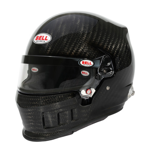 Bell Helmets 1264006 XD7 Carbon Helmet, Full Face, Snell SA2025, FIA Approved, Head and Neck Support Ready, Carbon Fiber, Size 7-1/2, Each
